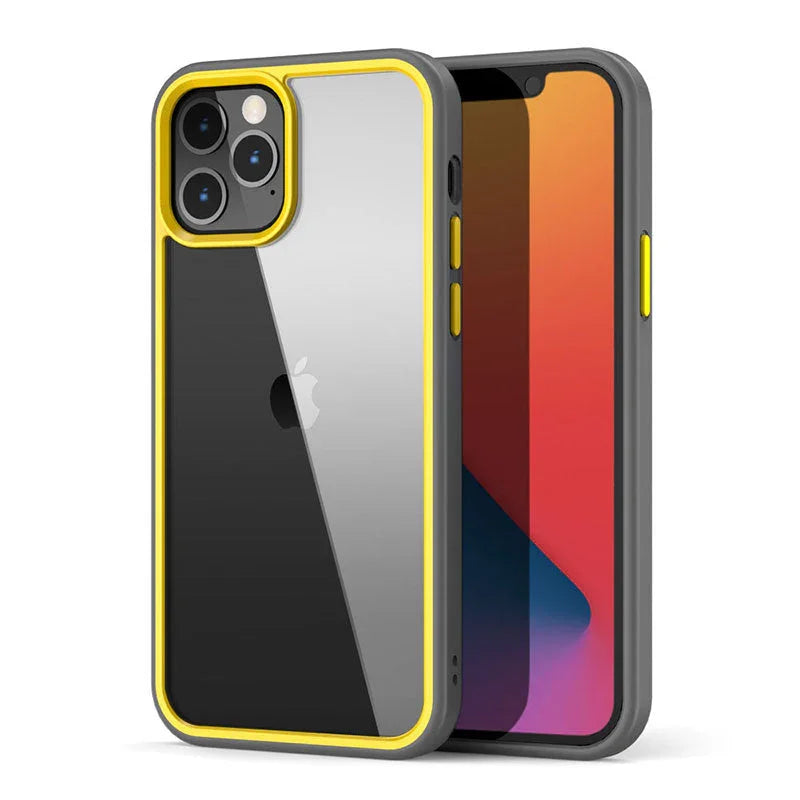 Torrii Torero Case For iPhone 12 Pro Max - Gray/Yellow - Tashqila Torrii Torero Case For iPhone 12 Pro Max - Gray/Yellow - Tashqila